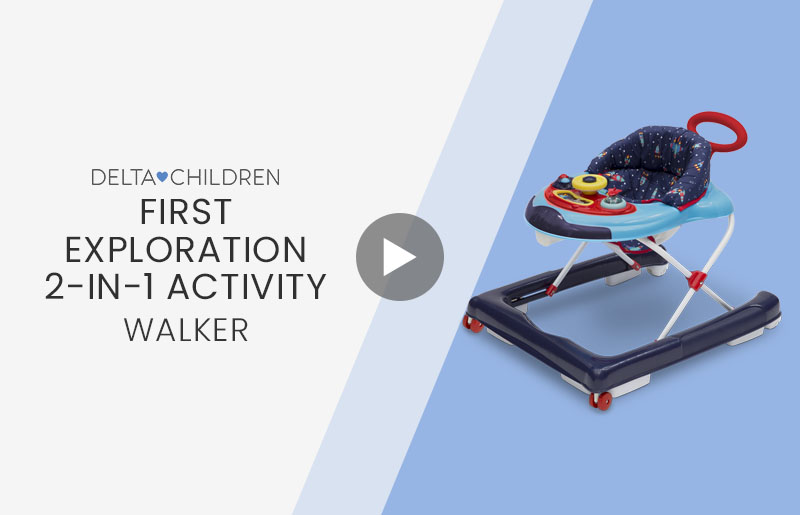 First Exploration 2-in-1 Activity Walker - Delta Children